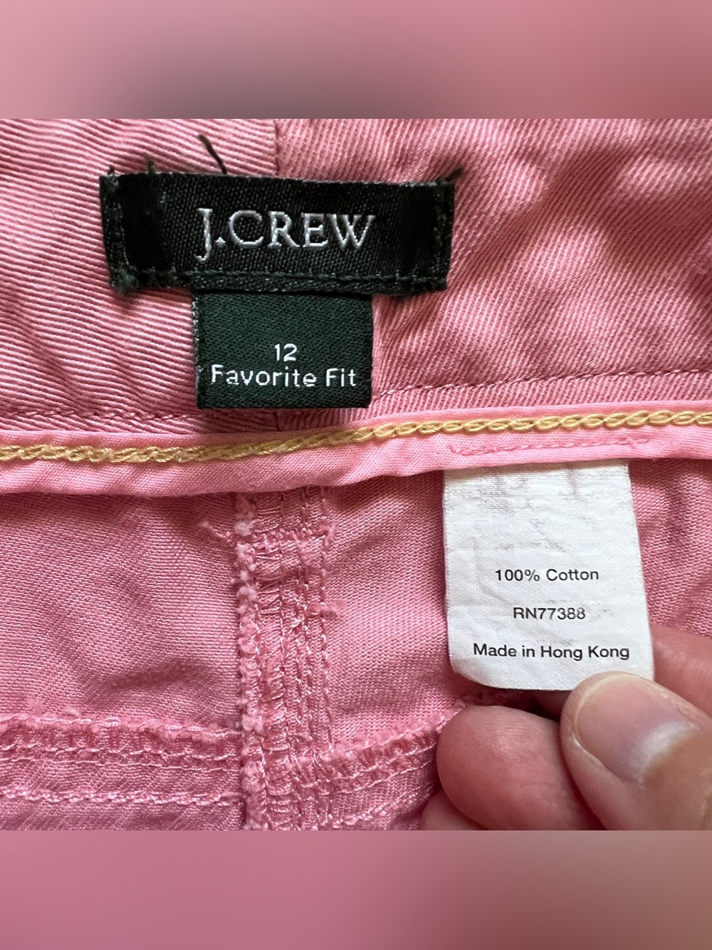 J. Crew Favorite Fit Bee Embroidered Cotton Ankle Pants Cottage Whimsical Sz 12 - Picture 3 of 6